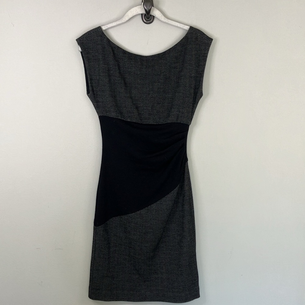 Diane Von Furstenberg Jori herringbone bodycon dress - Picture 3 of 11